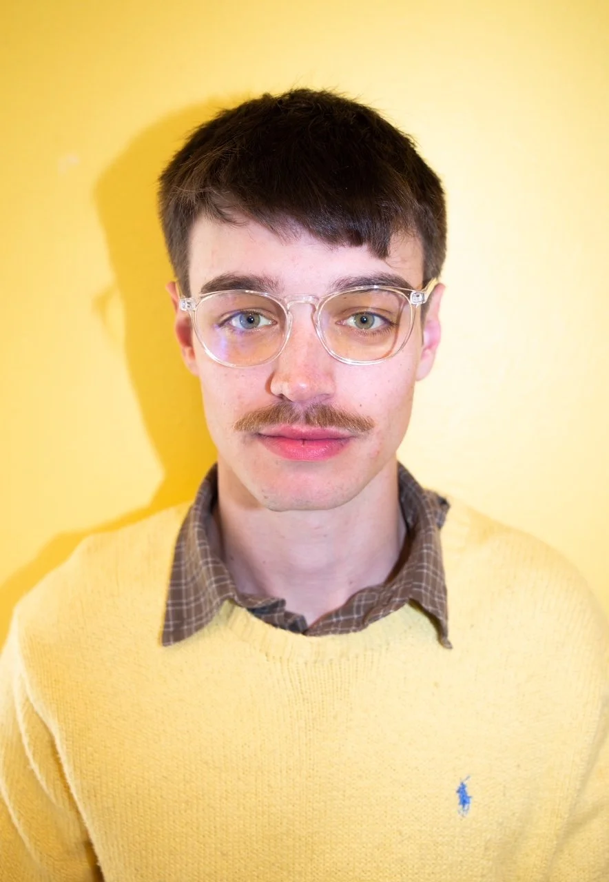 Landis Hennessy in the studio